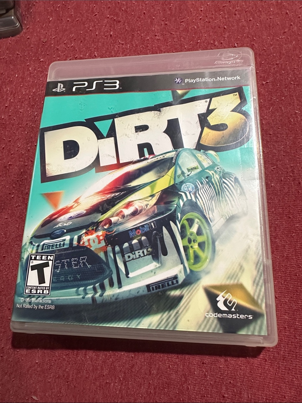 Masters DiRT 3 (PS3) Video Game - Teal & Lime